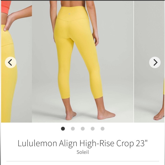 LIKE NEW Size 8 Lululemon Align High-Rise Crop 23"
Soleil - Picture 4 of 5